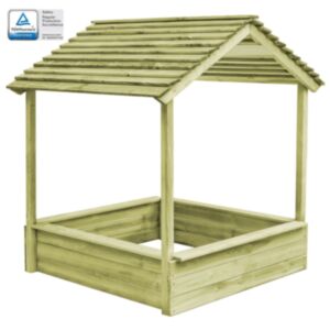 Домик U24 с песочницей 128 x 120 x 145 см сосна
