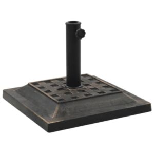 U24 saulessargu pamatne, kvadrātveida, poli sveķi, 12 kg, bronza