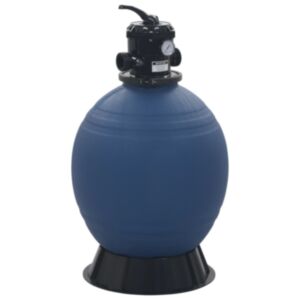 U24 baseina smilšu filtrs 6 pozīcijās ar vārsta zilu 560 mm