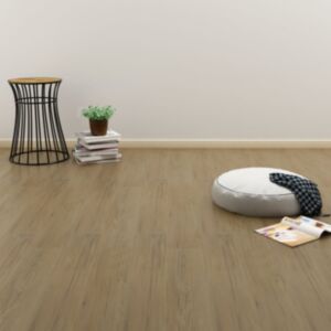 U24 pašlīmējošie grīdas dēļi 4,46 m² 3 mm PVC, dabiski brūni