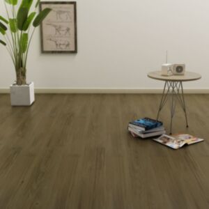 U24 pašlīmējošie grīdas dēļi 4,46 m² 3 mm PVC, brūni