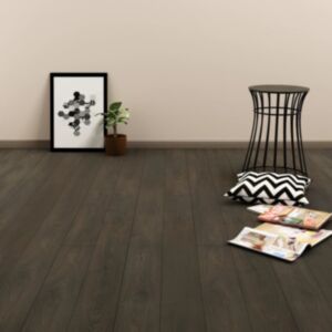 Pood24 iseliimuvad põrandalauad 4,46 m² 3 mm PVC, tumepruun