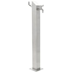 U24 ūdens krāna dārzs, nerūsējošais tērauds, kvadrāts, 95 cm