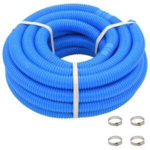 U24 baseina šļūtene ar skavām 38 mm 12 m zila