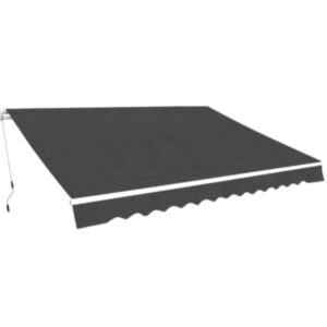 U24 saliekama nojume, manuāla, 400 cm antracīta pelēka