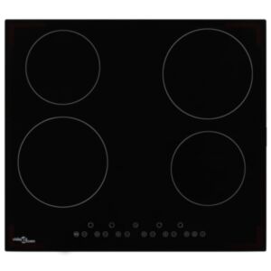 Keramiskā plīts U24 ar 4 plāksnēm, skārienekrāns, 6000 W