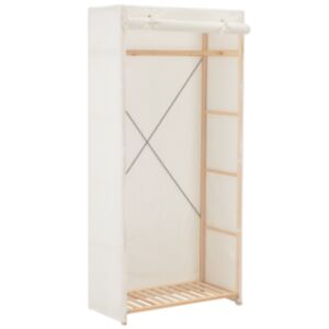U24 skapis, balts, 79 x 40 x 170 cm, audums