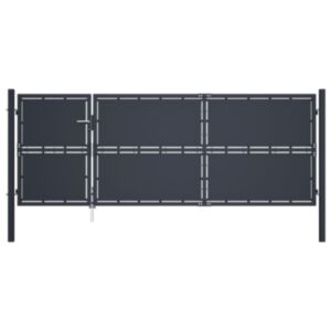 Pood24 aiavärav, teras, 350 x 125 cm, antratsiithall