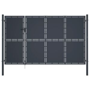 Pood24 aiavärav, teras, 350 x 150 cm, antratsiithall