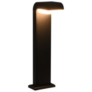 Pood24 õue LED-lamp 9 W, must, ovaalne