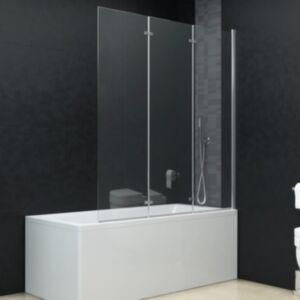 U24 izvelkamais dušas stūris ar trim paneļiem, ESG, 130 x 138 cm