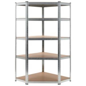 Veikala U24 plaukts, 90 x 90 x 180 cm, tērauds un MDF