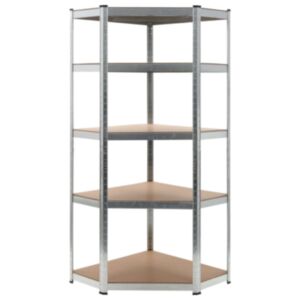 Veikala U24 plaukts, 75 x 75 x 180 cm, tērauds un MDF