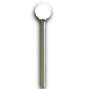 Dārza lampas stabs ar 1 lampu 110 cm