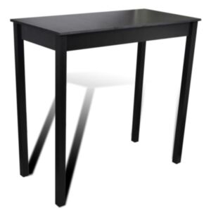 Барный стол U24, МДФ, черный 115 x 55 x 107 см