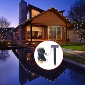 LED gaismas silti baltiem Ziemassvētku rotājumiem