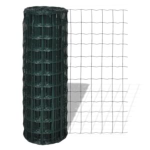 U24 stiepļu dārzs, tērauds, 25 x 1,0 m, zaļš