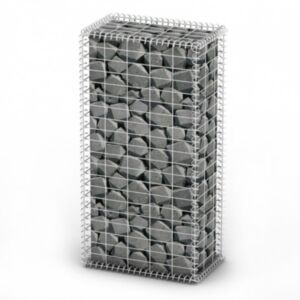 U24 gabion ar vāku, cinkota stieple 100 x 50 x 30 cm