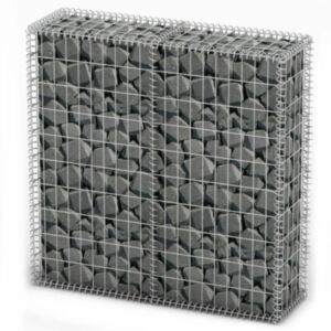 U24 gabion ar vāku, cinkota stieple 100 x 100 x 30 cm