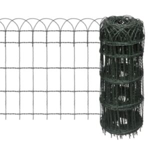 U24 dārza žogi, ar pulvera pārklājumu dzelzs, 25 x 0,65 m