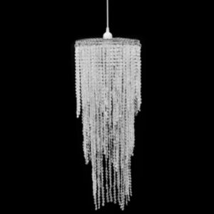 Griestu lampa ar kristāliem 26 x 70 cm