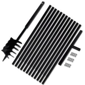 Urbjmašīna ar rokturi 180 mm tērauds ar 180 mm pagarinātāju