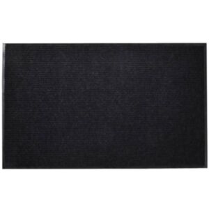 Must PVC uksematt 90 x 60 cm