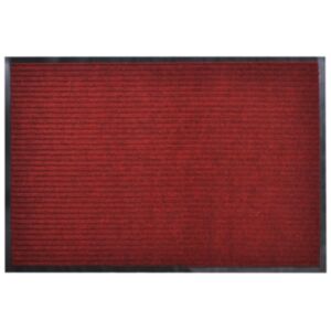 PVC uksematt 90 x 120 cm punane