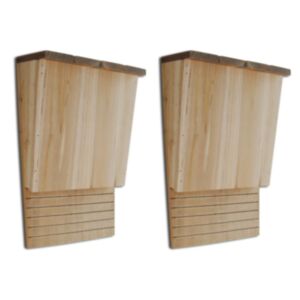 Укрытие для летучих мышей 22 x 12 x 34 см 2 шт.