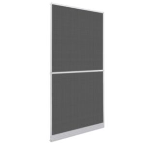 Valge hingedega putukavõrk ustele, 100 x 215 cm