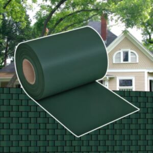 U24 dārza privātuma pārsegs, PVC 70 x 0,19 m, zaļš