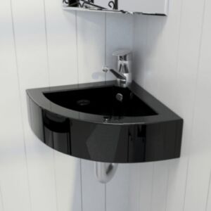Мойка U24 с переливным отверстием 45 x 32 x 12,5 см, черный