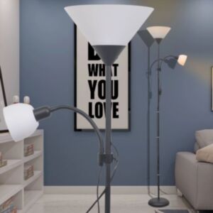 U24 grīdas lampa, melna