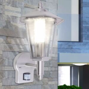 Nerūsējošā tērauda āra sienas lampa ar U24i kustības sensoru