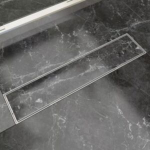 Lineārā dušas notekas sistēma U24i 530 x 140 mm no nerūsējošā tērauda