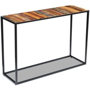 U24i konsoles galds no restaurēta koka 110 x 35 x 76 cm