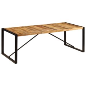 Pood24 söögilaud mangopuidust, 220 x 100 x 75 cm