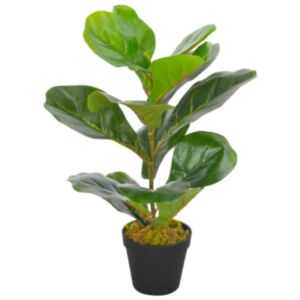 U24 mākslīgais augs ar lyra-fig pot, zaļš, 45 cm