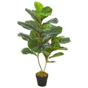 U24 mākslīgais augs ar lyra-fig pot, zaļš, 90 cm