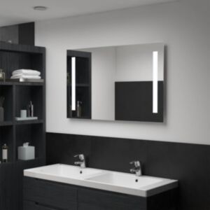 U24 vannas istabas LED sienas spogulis 100 x 60 cm