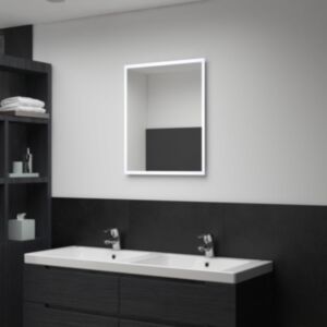 U24 vannas istabas LED sienas spogulis 50 x 60 cm