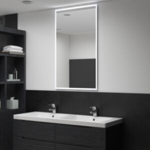 U24 vannas istabas LED sienas spogulis 60 x 100 cm