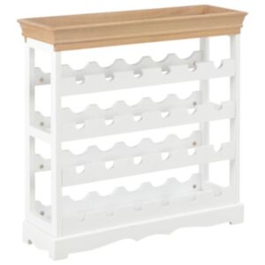 U24 vīna skapis, balts, 70 x 22,5 x 70,5 cm, MDF