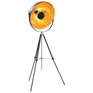 U24 grīdas lampa, E27, melna un zelta, 51 cm
