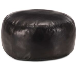 U24 melna melna 60 x 30 cm īsta kazas āda