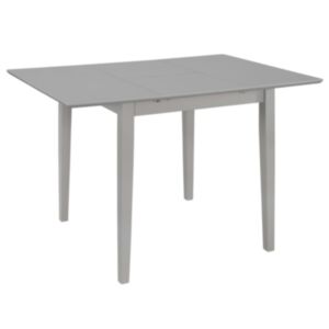 U24 pagarināms pusdienu galds, pelēks, (80–120) x 80 x 74 cm, MDF