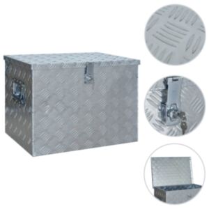 U24 alumīnija kaste 610 x 430 x 455 mm, sudraba