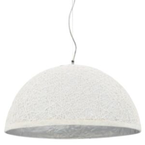 U24 griestu lampa, balta un sudraba, Ø50 cm E27