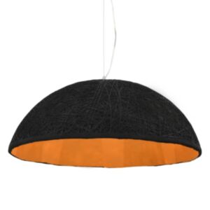 U24 griestu lampa, E27, melna un zelta, Ø70 cm E27