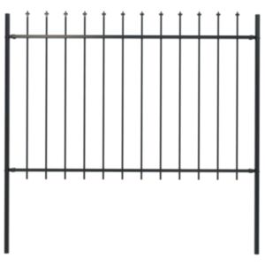 Pood24 terava otsaga aed, terasest, 1,7 x 1,2 m, must